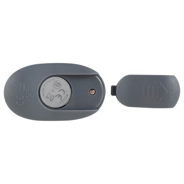 Beau Coeur Vylor - penis- ja kivessormus klitoriskiihottimella (harmaa)