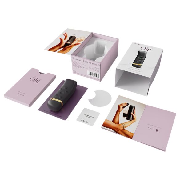 The Handy Oh! - ResoTouch-vibraattori (musta)