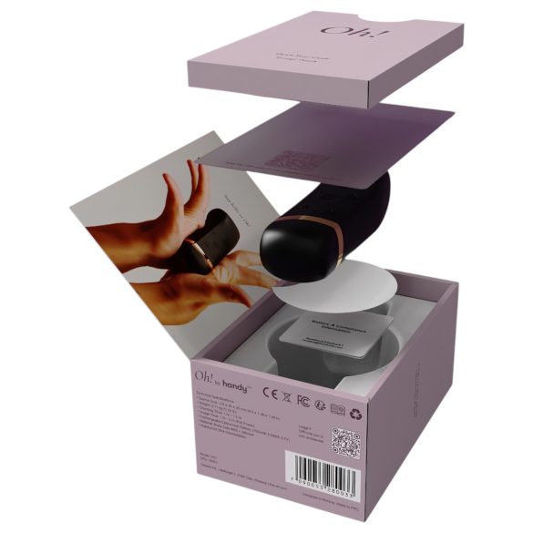 The Handy Oh! - ResoTouch-vibraattori (musta)