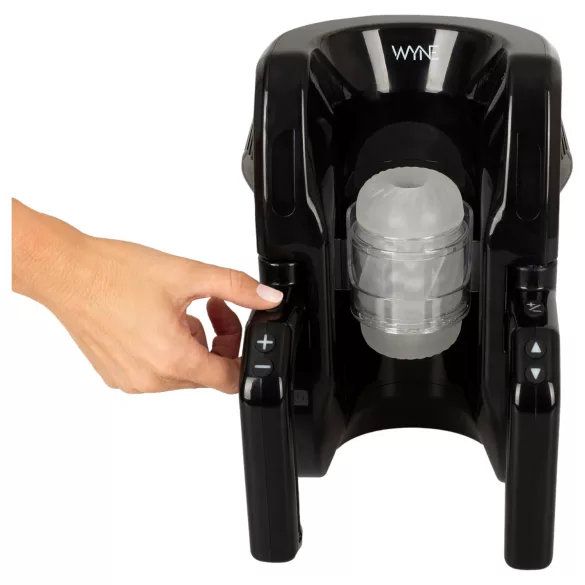 WYNE 10 - automaattinen masturbaattori kahvalla - musta