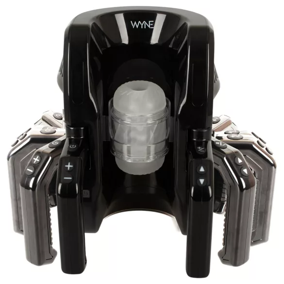 WYNE 10 - automaattinen masturbaattori kahvalla - musta