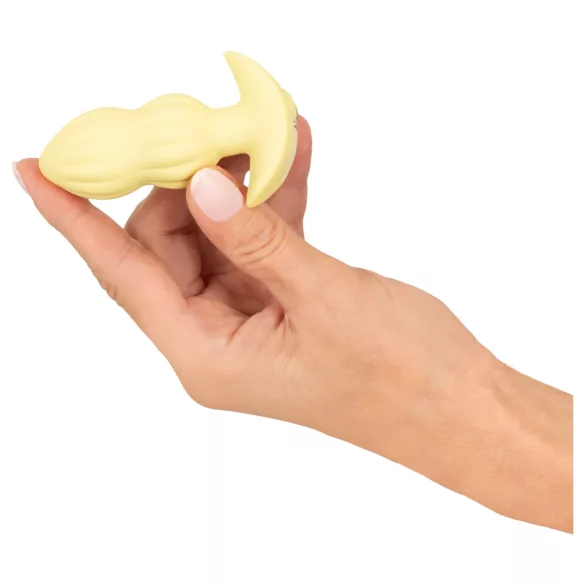 Cuties Mini - anustappi värisevä ribattu - keltainen