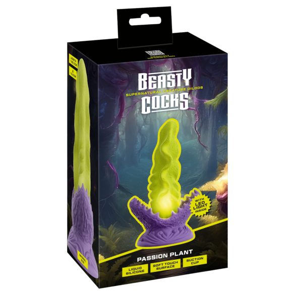 Beasty Cocks - Dildo - Valoa hohtava - Vihreä