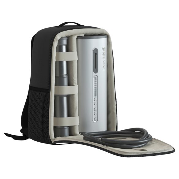 VacuGlide 2 - automaattinen miesten masturbaattori - hopea - verkkovirtakäyttö