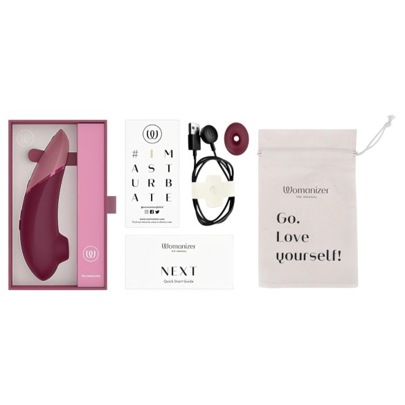 Womanizer Next - klitoriskiihotin ilmanpaineaalloilla - ladattava