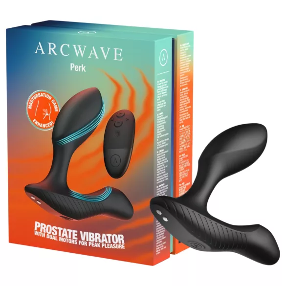 Arcwave Perk - eturauhaskiihotin kaukosäätimellä (musta)