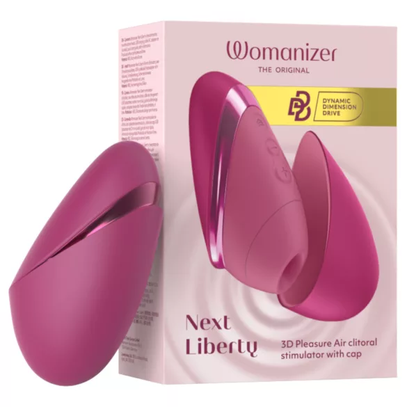Womanizer Next Liberty - ilmuaalto-klitoriskiihotin (vaaleanpunainen)