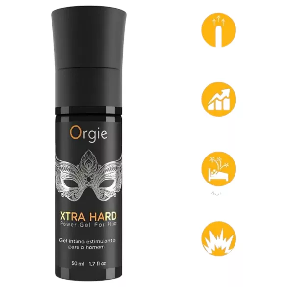 Orgie Xtra Hard - erektion tehostaja geeli - 50 ml