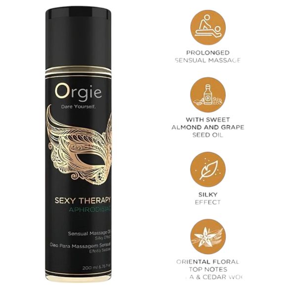 Orgie - hierontaöljy - aphrodisiac, aistillinen - 200ml