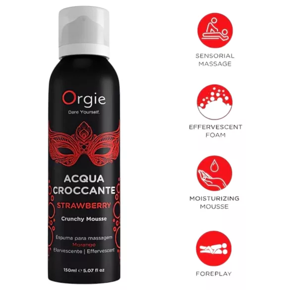Orgie - hierontavaahto - mansikka - 150 ml