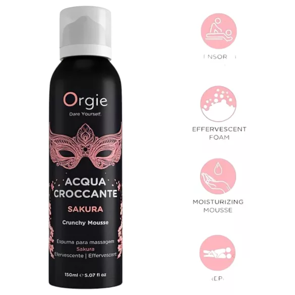 Orgie Acqua Croccante - hierontavaahto - kirsikankukka - 150ml