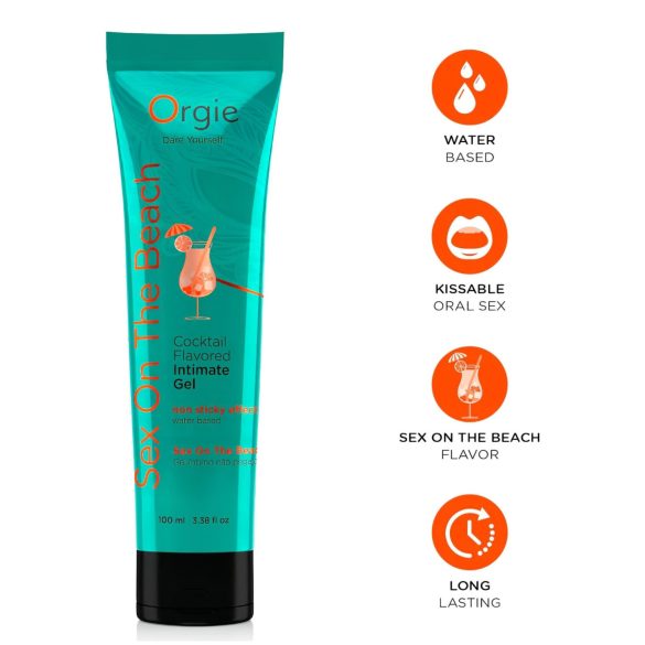 Orgie Cocktail - syötävä liukuvoide - Sex On The Beach - 100ml