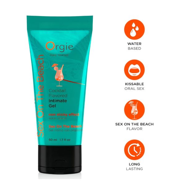 Orgie Cocktail - syötävä liukuvoide - Sex On The Beach - 50ml