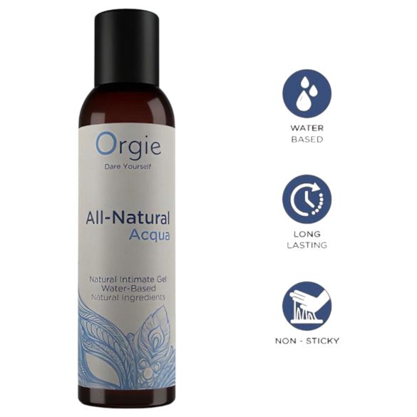 Orgie All Natural - vesipohjainen liukuvoide - 150 ml