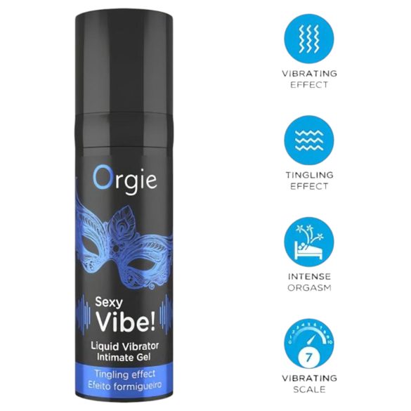 Orgie Bunny - vibraatiopenisrenkaat setti - musta