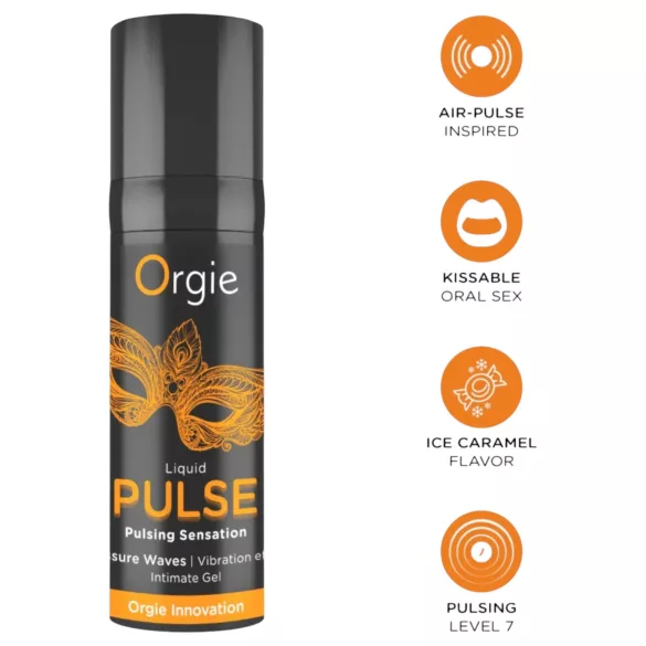 Orgie Pulse - nestemäinen vibraattori (15 ml)