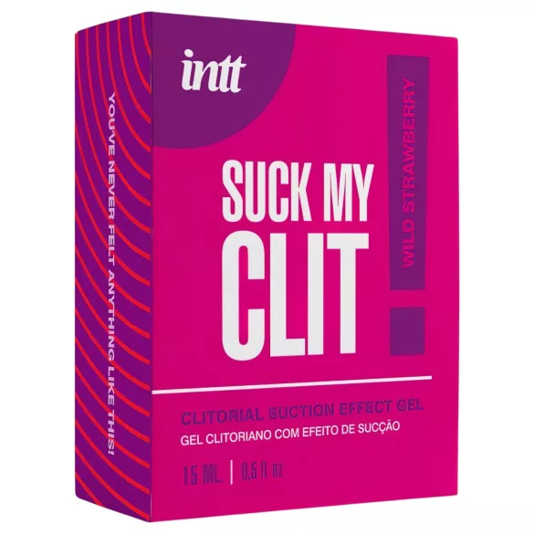 Intt Suck My Clit - klitoriksen kiihotusgeeli naisille - mansikka (15 ml)