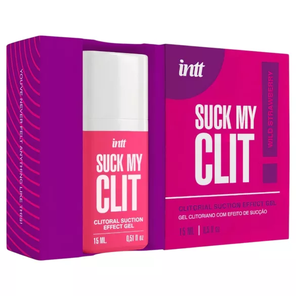 Intt Suck My Clit - klitoriksen kiihotusgeeli naisille - mansikka (15 ml)