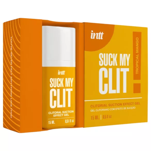 Intt Suck My Clit - klitoriskiihottava geeli naisille - mango (15 ml)