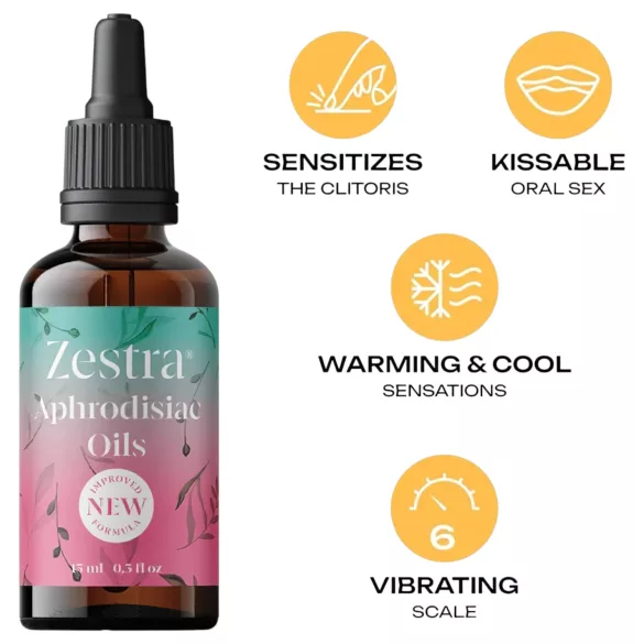 Zestra - afrodisiaattinen öljy naisille (15 ml)
