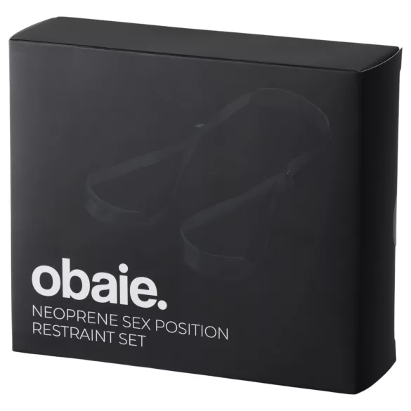 Obaie - neopreeninen asento-/sidontavyö (musta)