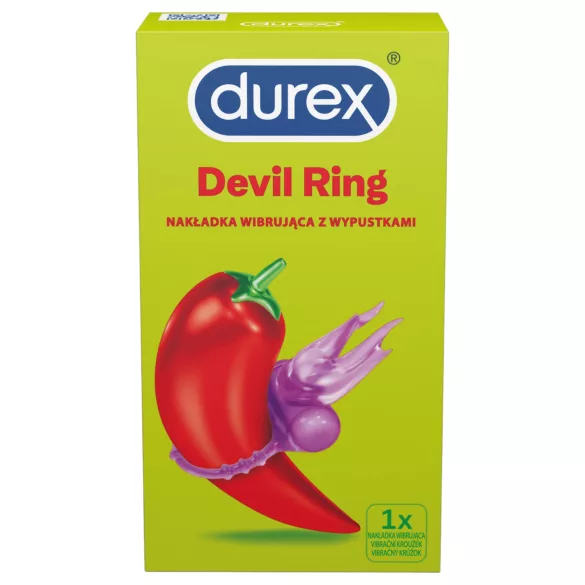 Durex Little Devil - vibraatiopenisrengas - violetti