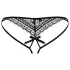 Obsessive Picantina - naisten stringit - tuplahihna - musta - L/XL