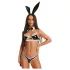 Obsessive Night Bunny - neliosainen pupuasu naisille (musta)