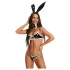 Obsessive Night Bunny - neliosainen pupuasu naisille (musta)