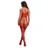 Obsessive Gifty - korsetti ja avoimet stringit -setti (punainen)
