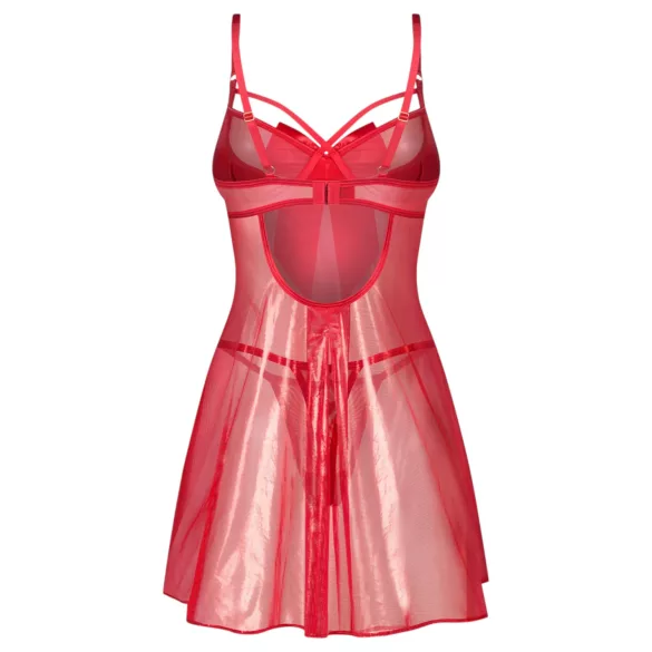 Obsessive Gifty - babydoll ja stringisetti (punainen)