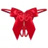 Obsessive Gifty - avoimet stringit (punaiset) - L/XL