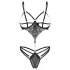 Obsessive Matildea - avoin body (musta)