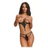 Obsessive Matildea - avoin body (musta) - L/XL