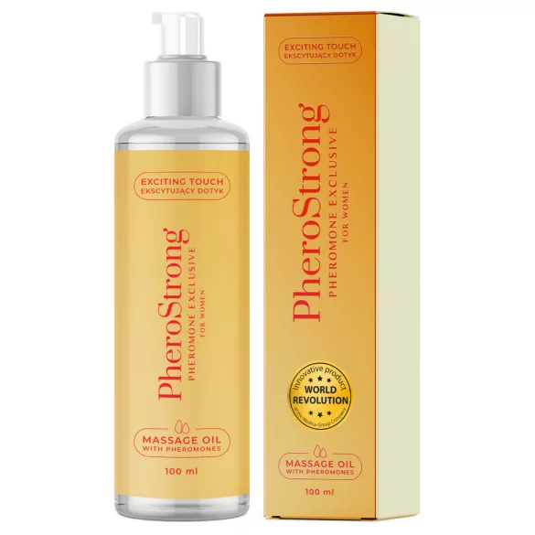PheroStrong Exclusive - hierontaöljy naisille - 100ml