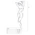 Passion BS016 - minimalistinen verkkoasu (musta) - S-L