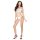Passion BS035 - Olkaimeton verkkobodysuit (valkoinen) - Koot S-L