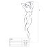 Passion BS052 - avoin verkkobody (punainen) - S-L