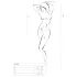 Passion BS064 - avomallinen verkkobodysuit - punainen - S-L