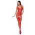 Passion BS069 - koristeltu avoin mesh-haalari (punainen) - S-L