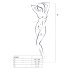 Passion BS069 - koristeltu avoin mesh-haalari (punainen) - S-L