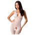 Passion BS078 - avoin pitsibodystocking - valkoinen - S-L