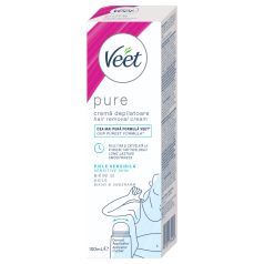   Veet Pure - karvanpoistovoide bikinirajalle ja kainaloille - herkälle iholle (100ml)