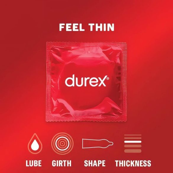Durex Feel Thin - luonnollinen tunne, 2x12kpl