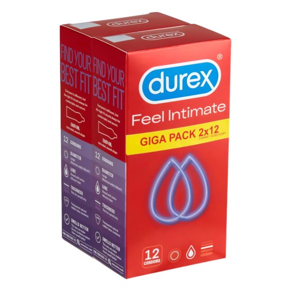 Durex Feel Intimate - ohut kondomipaketti (2x12 kpl)