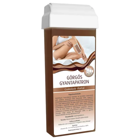 Rullaava vahakapseli leveällä päällä (100ml) - suklaantuoksu