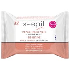   X-Epil Intimo Sensitive - intiimipyyhkeet - herkkä iho - 20 kpl