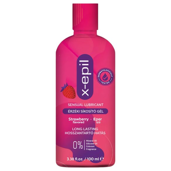X-Epil - Mansikanmakuinen aistikas liukuvoide (100ml)