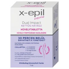   X-Epil Intimo Dual Impact - emätintabletti - kaksoisvaikutus - 7 kpl