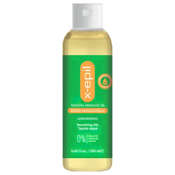 X-Epil Aistikas hierontaöljy - sitruunaruoho (250 ml)